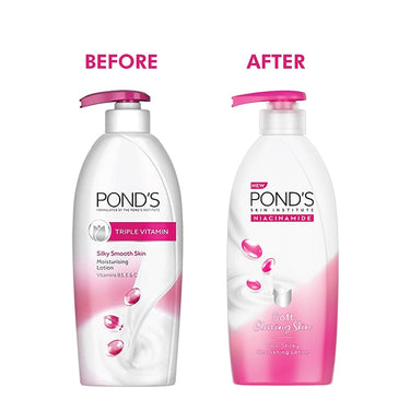 Pond's Bright Beauty Spot-Less Fairness & Germ Removal Facewash 200 G&POND's Triple Vitamin Moisturising Body Lotion 275 ml